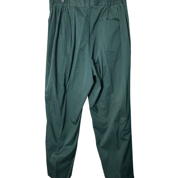 Elisabeth Sport Green High Rise, Straight Leg Pants Size 16 NWT - Picture 5 of 5